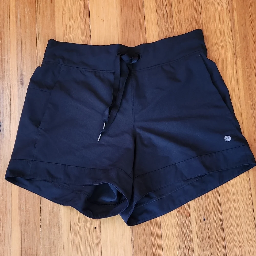Apana Women's Black Athletic Shorts - Picture 1 of 5
